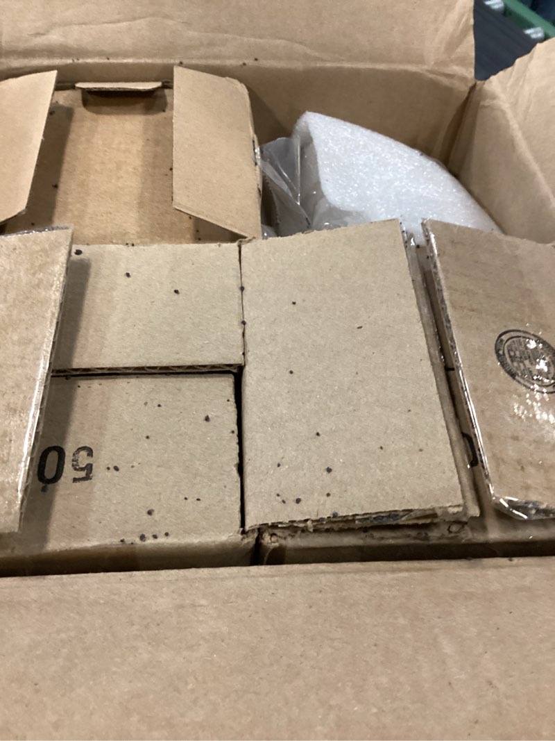 Condition photo showing As Is for home master whole house 4-layer sediment 25 to 1 micron, iron, radial flow gac carbon, 2 orings & grease, 15gpm, replacement filter set csetbb3smgfec 20x4.5 replacement filter set csetbb3smgfec 20x4.5" filter
