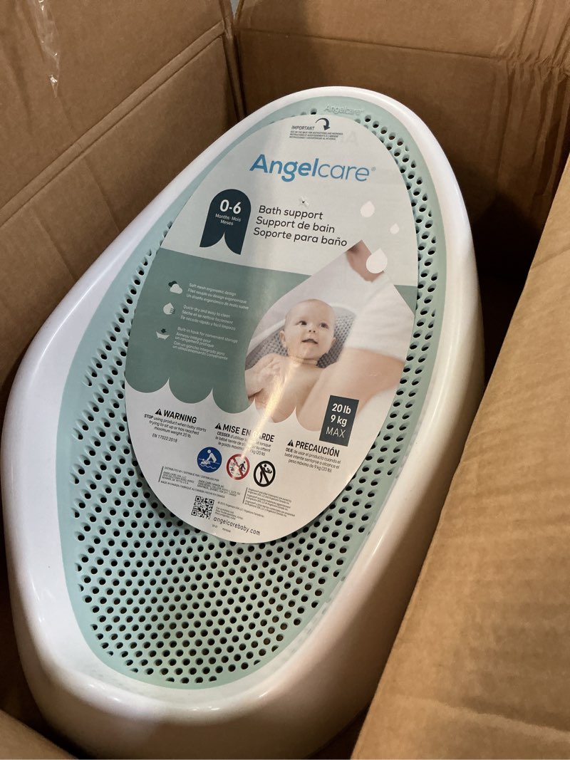 Condition photo showing Good Condition for angelcare baby bath support (aqua) | ideal for babies less than 6 months old bath support blue
