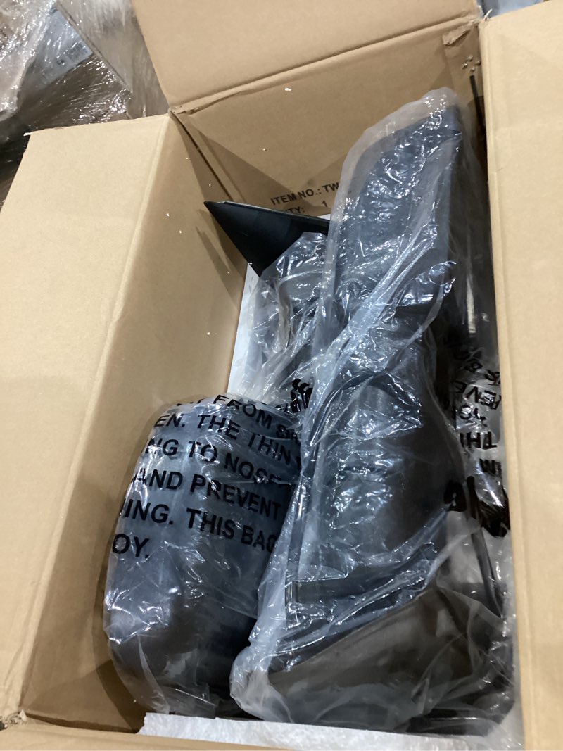 Condition photo showing Good Condition for towing mirrors for chevy gmc silverado suburban sierra 1500 2500 hd tahoe yukon 2003 2004 2005 2006, 3500 classic 2007 power heated with arrow light manual folding telescoping (1 pair)
