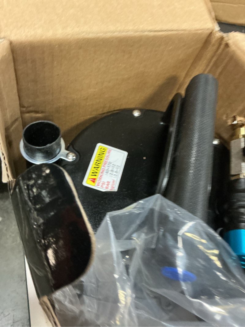 Condition photo showing As Is for four uncles oil extractor - vacumm fluid extractor with pump tank remover & tubes for oil change and a hose for brake bleeding 6.5l manual/pneumatic