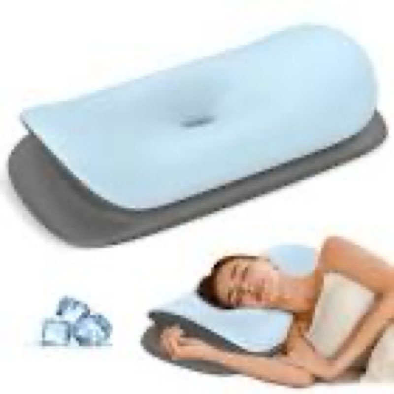 Olumoon Cervical Neck Pillow for Pain Relief - Ergonomic Memory Foam Contour Pillows for Side, Back 