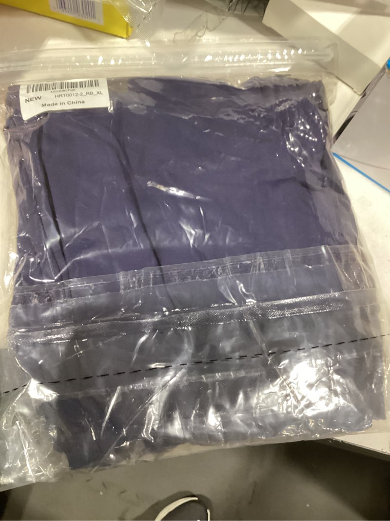 Condition photo showing Good Condition for Yoga Pants Women Wide Leg Pants with Pockets Drawstring High Waist Stretch Dress Pants Lounge Sweatpants 29"/31"/33" 29" Inseam X-Large Royal Blue