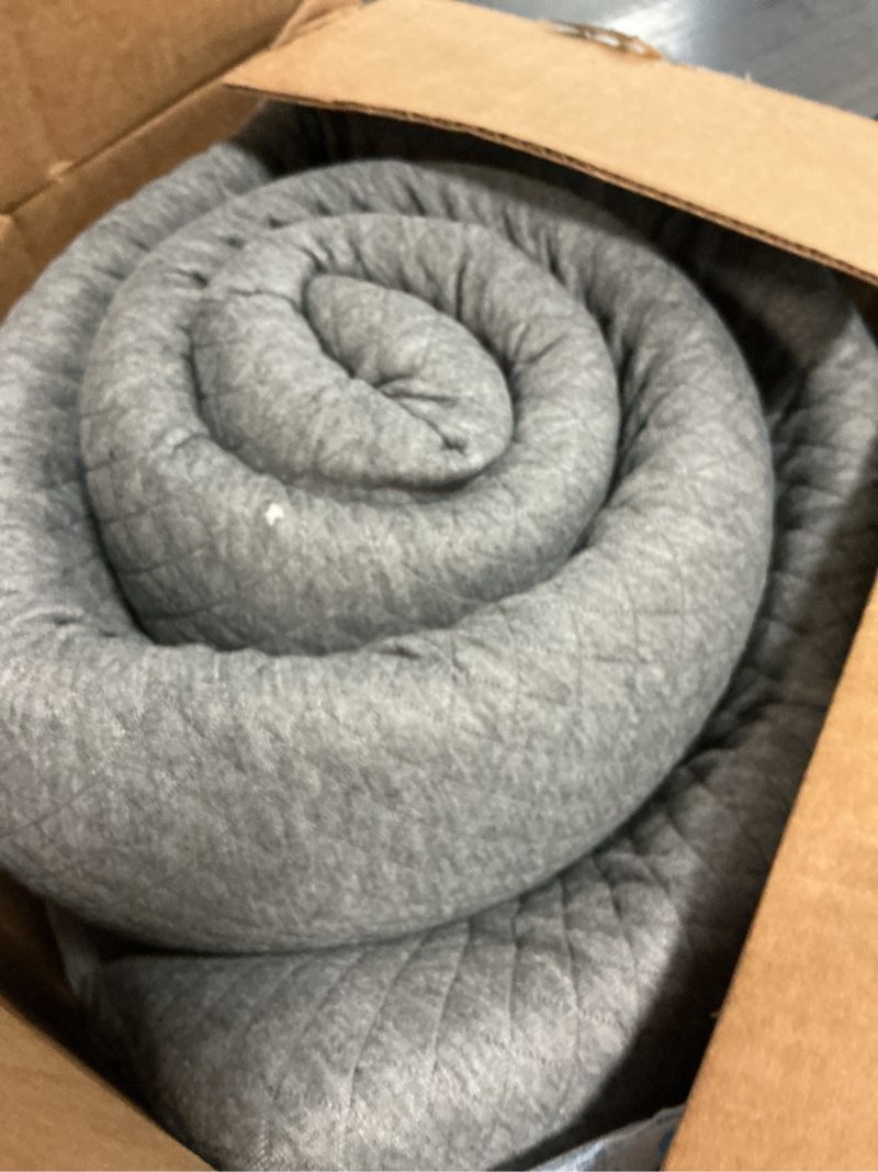 Condition photo showing As Is for Bed Wedge Pillow for Headboard Gap Up to 7", Triangle Gap Filler for Bed, Mattress Wedge Gap Filler, Headboard Space Filler, Corner Pillow, Grey Twin 39"