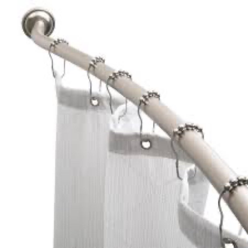 Assorted curtain rod,shower rod and hand 