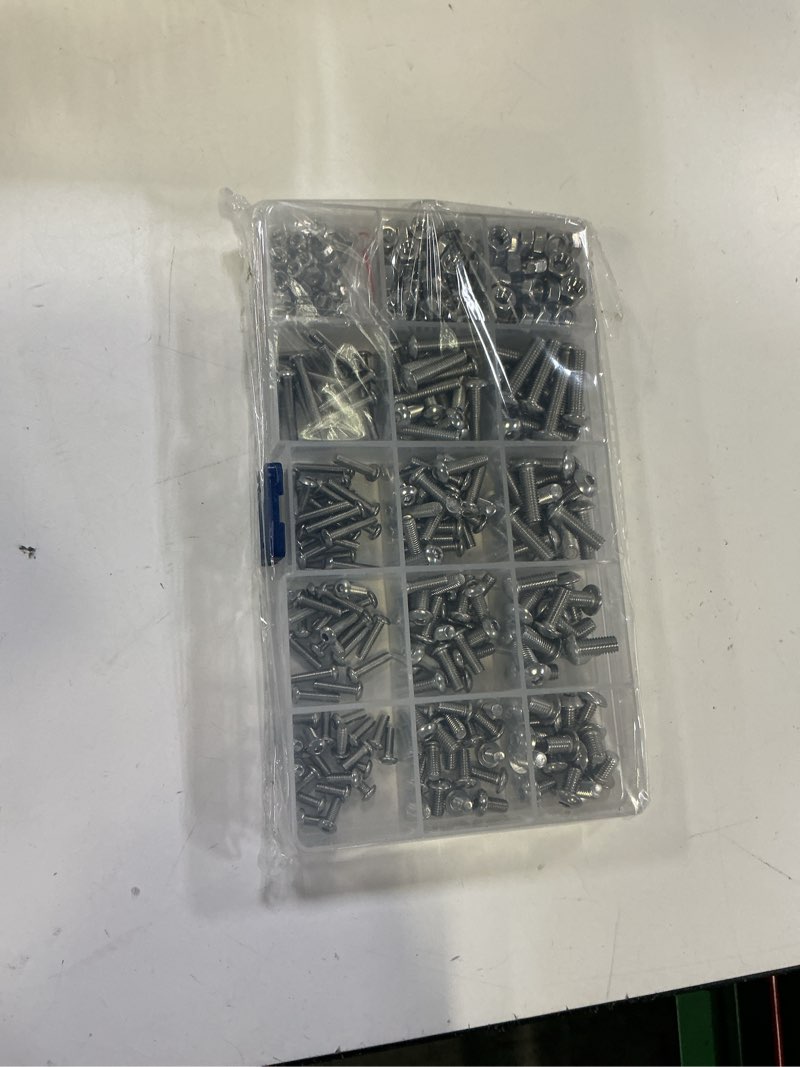 Condition photo showing New/Like New for bolt dropper hardware machine screws  nuts & washers assortment kit with case - metric  heavy duty