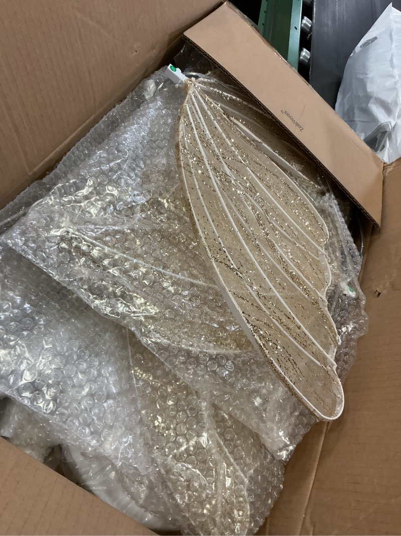 Condition photo showing Good Condition for 2 sets 2 sets butterfly led floor lamp for wedding decor 23.6 inches creative hanging butterfly ceiling light romantic bridal party spring wedding decoration (gold) gold 2