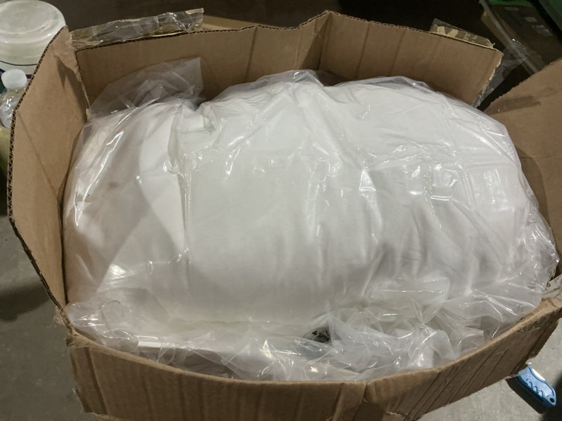 Condition photo showing Good Condition for pacific coast bed pillow, luxury hotel goose feather and down firm pillow for sleeping with 100% cotton shell, soft and supportive king (pack of 2)