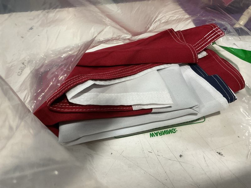 Condition photo showing Good Condition for texas flag 3x5 ft tearproof series for outside, longest lasting, super tough fade resistant spun polyester, high wind tx outdoor flags embroidered stars, sewn stripes, brass grommets 3x5ft