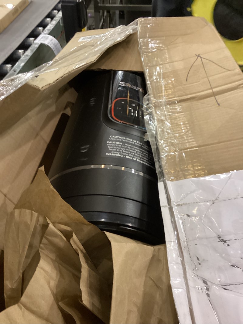 Condition photo showing As Is for Shark TurboBlade Cool + Heat – 2-in-1 Bladeless Tower Fan & Space Heater for Customizable Year-Round Indoor Use, Bedroom, Living Room, & Office | Powerful Cooling + Rapid Room Heating, Charcoal, TH202 TurboBlade Cool & Heat - Charcoal