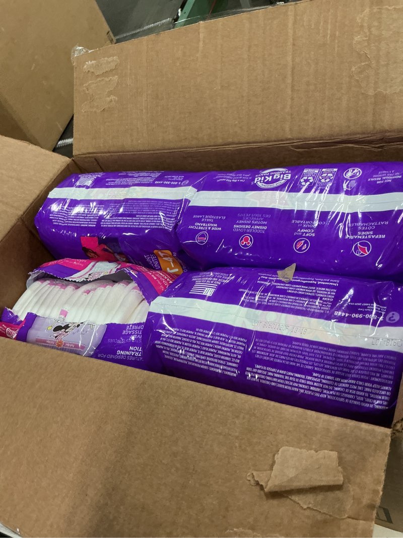 Condition photo showing Good Condition for pull-ups girls' potty training pants, size 3t-4t training underwear (32-40 lbs), 112 count (4 packs of 28) 3t-4t 112