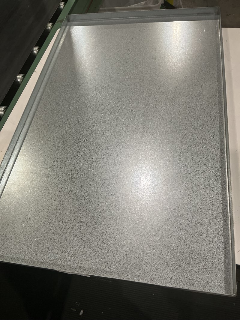 Condition photo showing Good Condition for pinnacle systems precision pet two door metal dog crate tray replacement pan chew proof crack proof pet kennel great cage tray pet supplies (galvanized, 35.5" l x 22.25" w x 1") galvanized 35.5"l x 22.25"w x 1"h