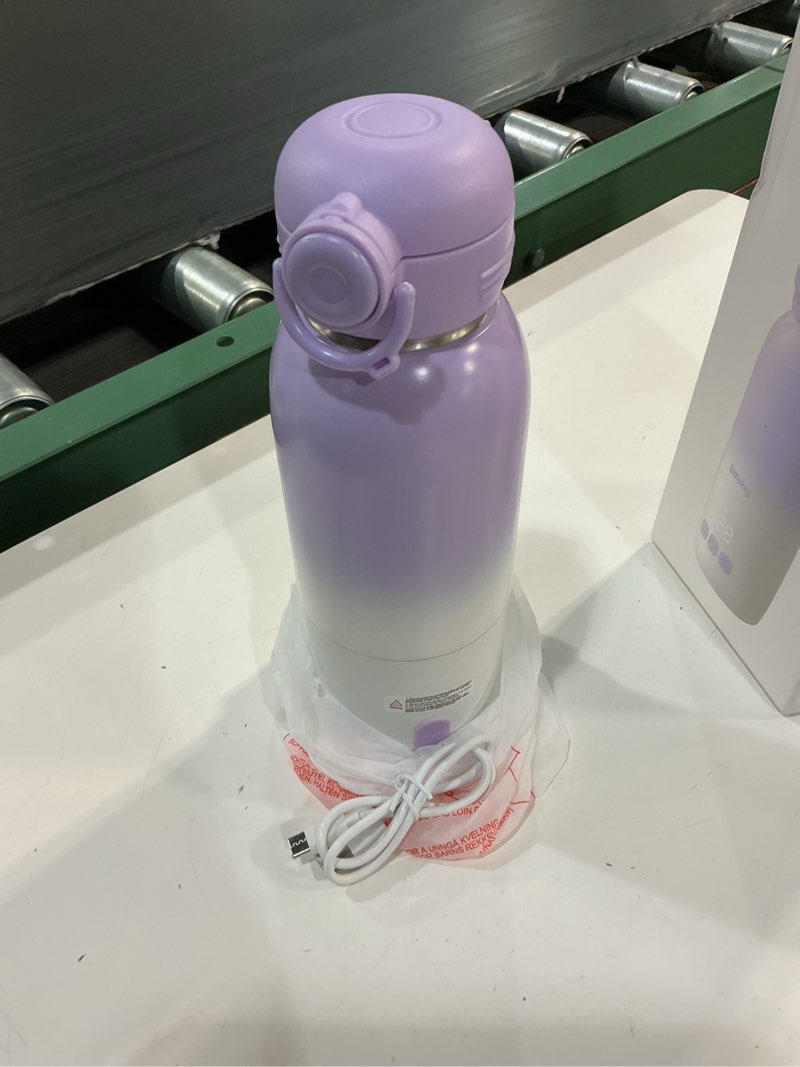 Condition photo showing Good Condition for portable bottle warmer for travel - 12oz cordless milk warmer, dual heating modes for breast milk & water, fast heating smart temperature control, ideal for outdoor, car, and nighttime feeding purple
