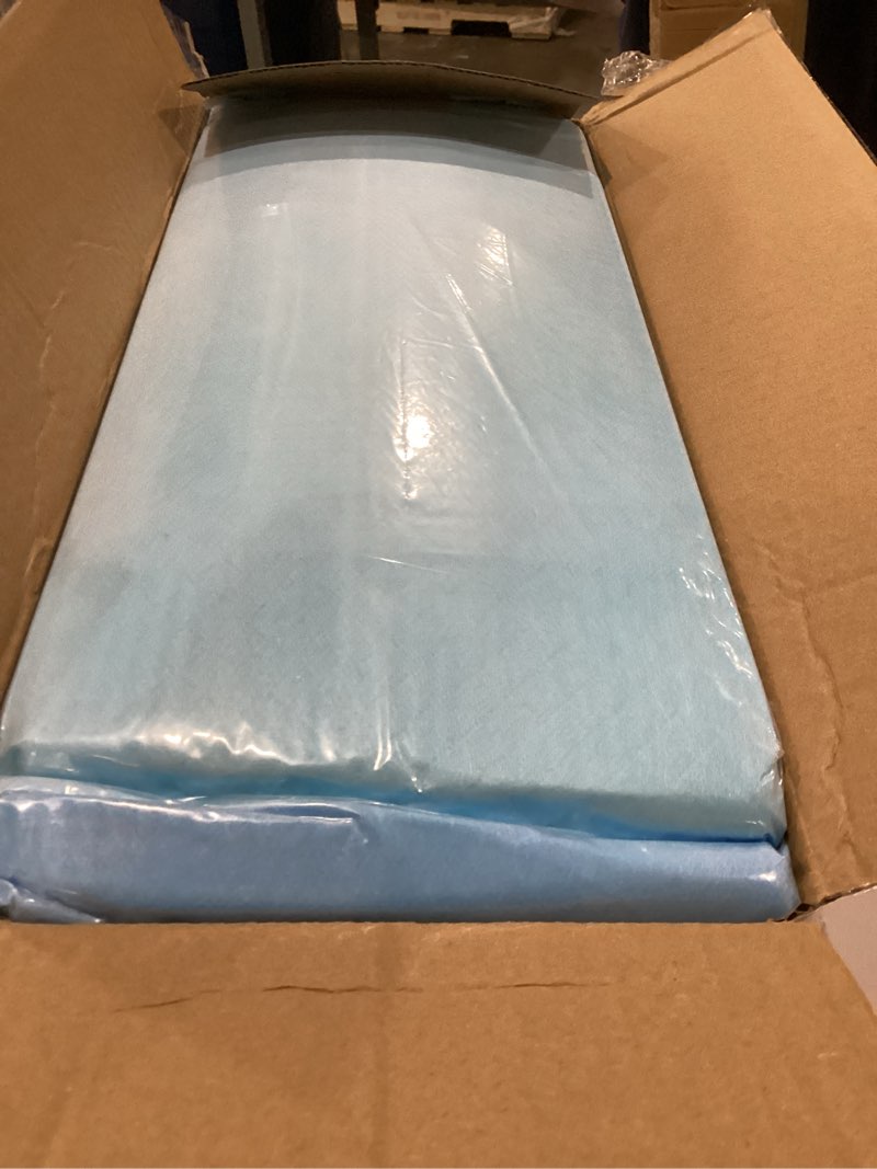 Condition photo showing New/Like New for biggmed tear-resistant disposable bed pads 30" x 36" 100 count absorbent underpads, chux thicker extra large incontinence bed pads, pee pads for adults, kids, elderly, pets 30"x36"-100count-tear-resistant