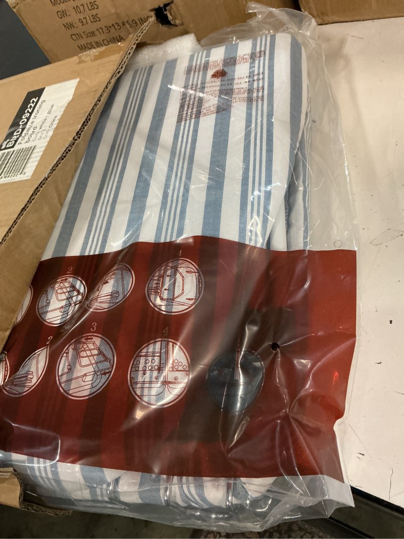 Condition photo showing Good Condition for honey-can-do folding tabletop ironing board with iron rest brd-09222 blue, 32” l x 12” w