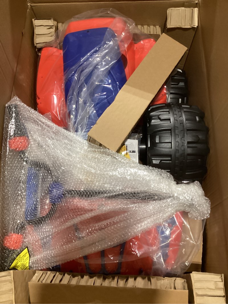 Condition photo showing Good Condition for Kid Trax Marvel Spiderman Toddler ATV Ride On Toy, 12 Volt Battery, 3-7 Years, Max Rider Weight 88 lbs, Spider-Man Blue