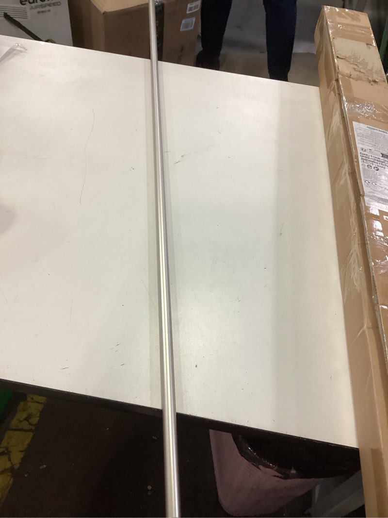 Condition photo showing Good Condition for Amazon Basics Adjustable Room Darkening Blackout Curtain Rod, 48" to 88", Nickel Nickel 48" to 88" Single Rod