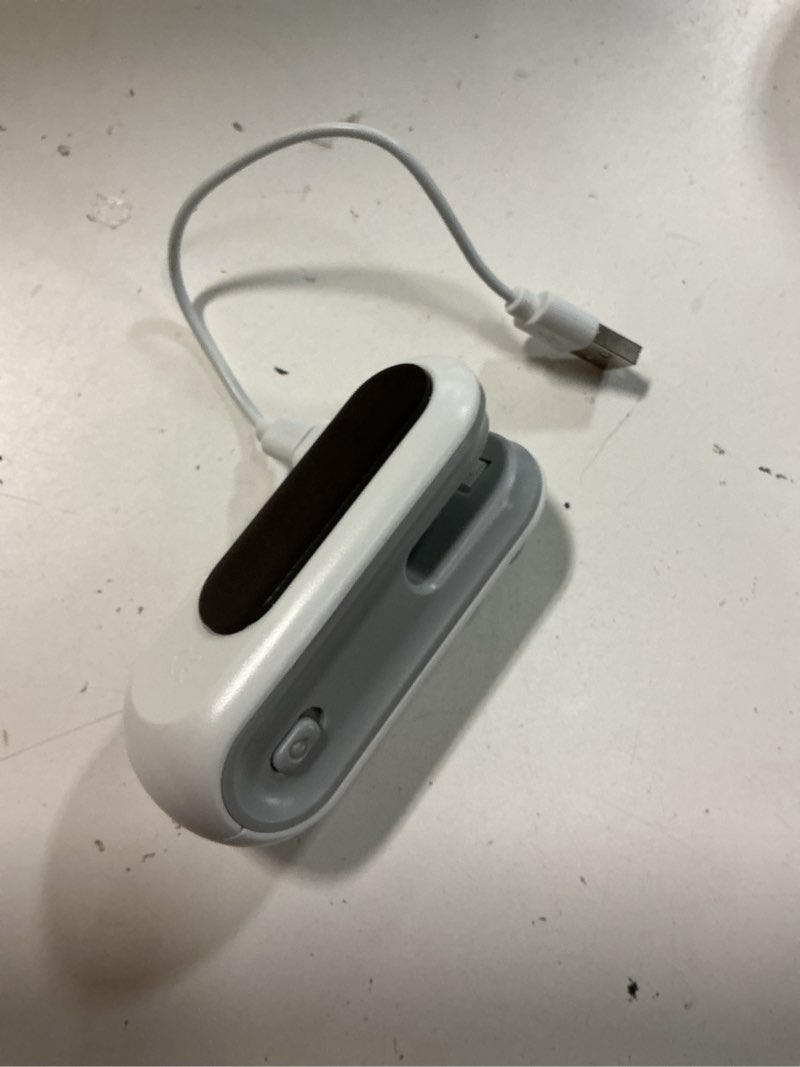 Condition photo showing Good Condition for upgraded mini bag sealer with cutter and magnet, 2 in 1 rechargeable usb c bag sealer heat seal machine with sealer&cutter, portable resealer machine sealer for plastic bags (white) 1-2 mini bag sealer