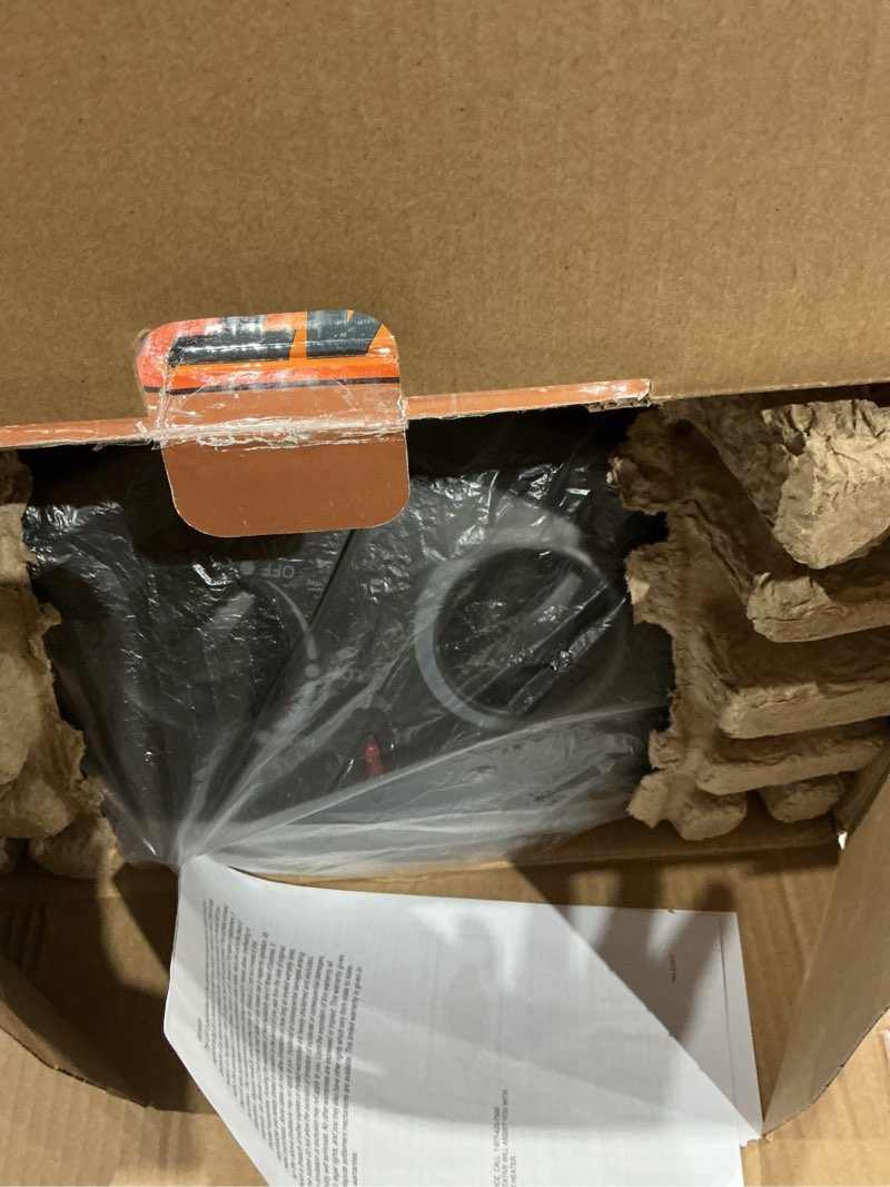 Condition photo showing Good Condition for EZ-HEAT 1,500-Watt Radiant Quartz Tower Space Heater with Dual Heating Settings, Adjustable Thermostat, Overheat Protection, Safety Tip Over Switch, MG-QGW15-607