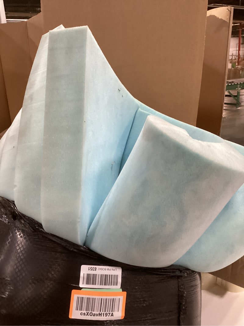 Condition photo showing Good Condition for Sure2Sleep Gel Swirl Memory Foam Mattress Topper - 3 Inch, Pressure Relieving, Cooling Comfort - Made in The USA & CertiPUR-US Certified - Softens Firm Beds and Extends Mattress Life - Queen Size Queen 3 INCH