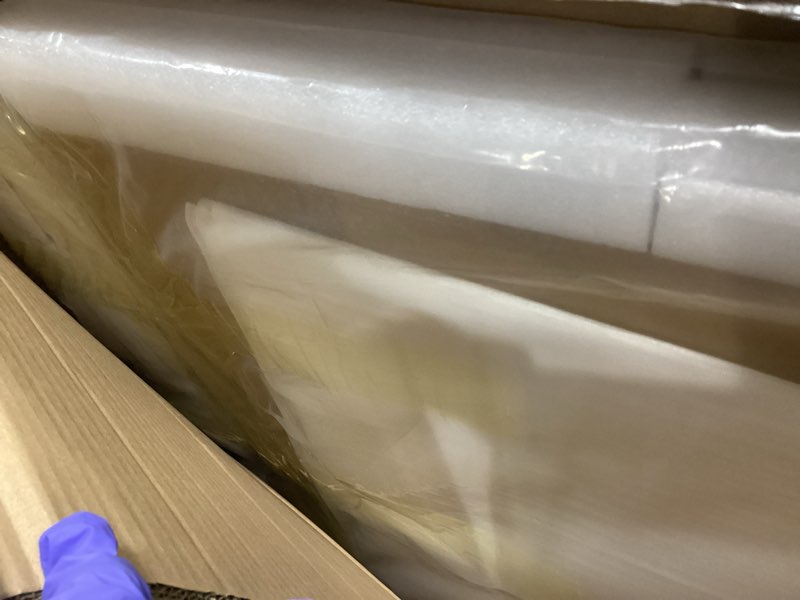 Condition photo showing New/Like New for Feifeiya 2 Sets TV Boxes for Moving 65 Inch Foam Mirror Box Set Picture Moving Include 2 Large Case and 2 Foam Flat Screen TV Cover and 16 Corner Edge Protectors 40 x 60 x 3.5 Inches 2