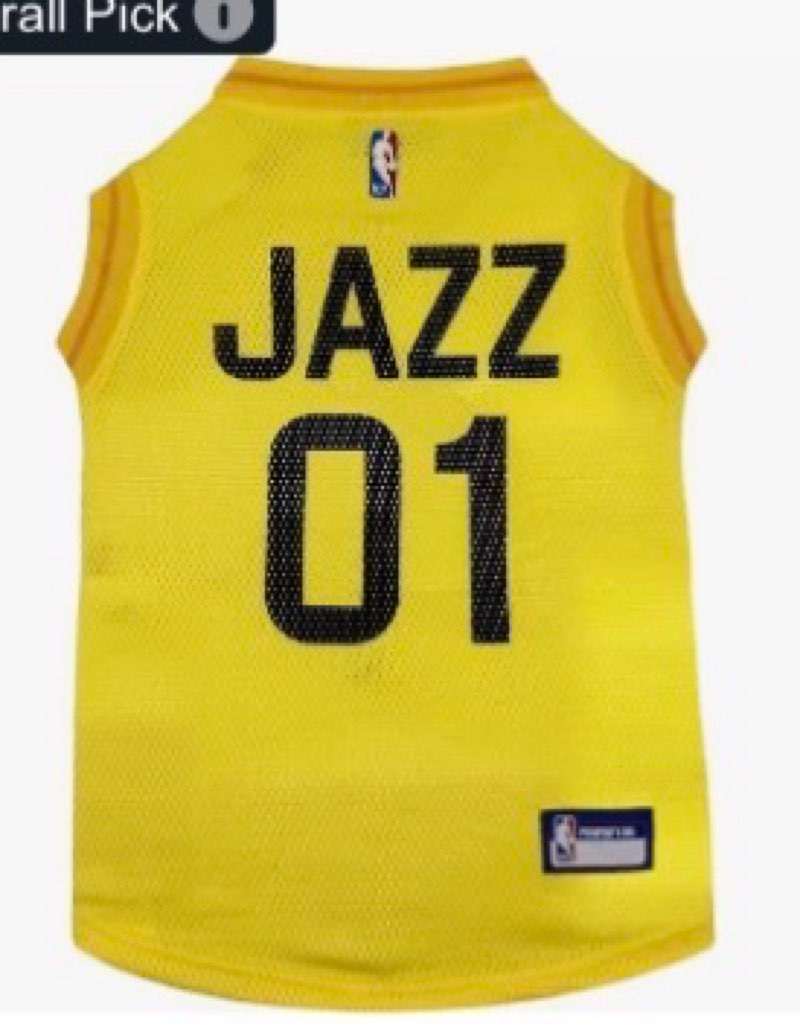 Pets First NBA Utah Jazz Dog Jersey, X-Large - Tank Top Basketball Pet Jersey