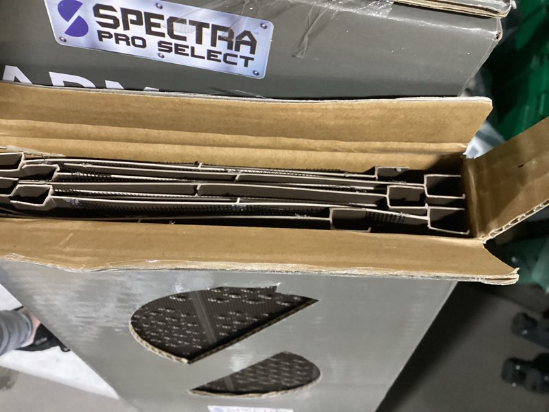 spectra armour guard 6" x 3' vinyl brown multipack gutter guard vinyl k style 6-in x 3-ft gutter guard