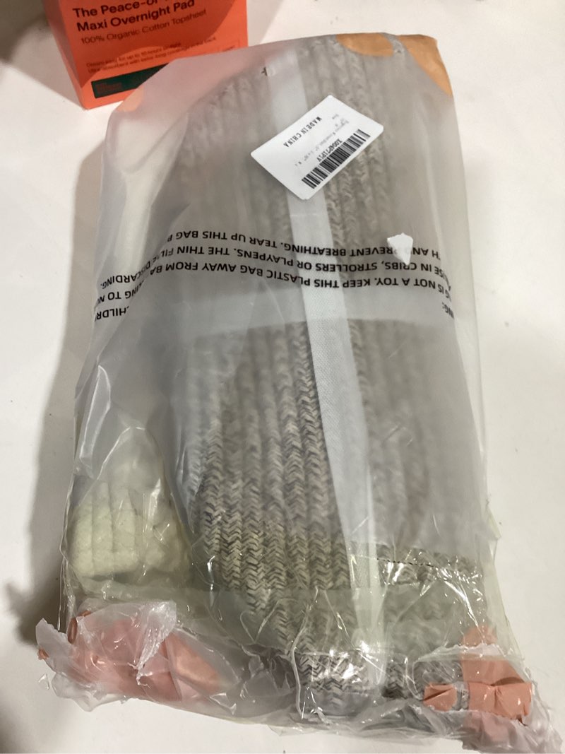 Condition photo showing Good Condition for woven stair basket, stair baskets for wooden stairs, carpeted stairs storage basket with handles, staircase baskets for toys, books, brown, 15” l x 10” w x 15” h brown 15\"l x 10\"w x 15\"h