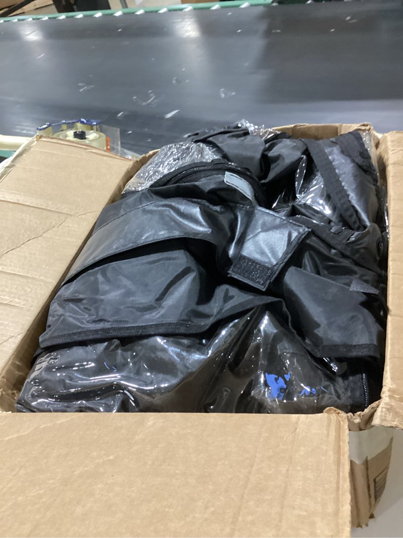 Condition photo showing As Is for Golf Cart Enclosure 4 6 Passenger for EZGO TXT RXV, Club Car Precedent DS, Evolution, Yamaha, All Models Rain Cover for 54"-124" Short or Extended Long Roof, Golf Cart Accessories 2 Passenger Universal 59" Black