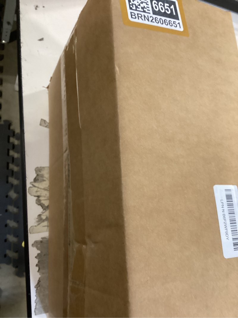 Condition photo showing Good Condition for wokceer 10 ft backdrop stand heavy duty pipe and drape kit, adjustable white backdrop stands for wedding photo booth background birthday party exhibition decoration 10 ft x 10 ft white-10 e