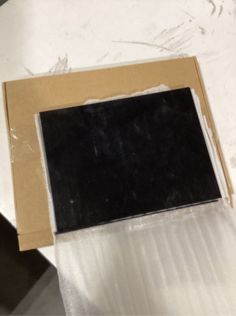 Condition photo showing As Is for similar product blackClear Acrylic Sheet Plexiglass,1/4\" Thick (6mm) Cast Acrylic Glass Sheet,Plexiglass Sheet for Craft Projects,Signs,Painting,Windows Replacement (2 Piece 5\"x 7\") 2 piece 5‘’ * 7‘’ 6mm 2