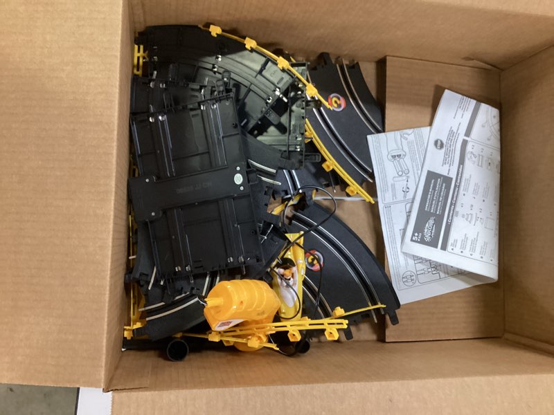 Condition photo showing As Is for NKOK Sonic & Tails RC Slot Car Set Race Set Vehicle, Black, Cars Rase on Figure-8 Track, Features a Lap Counter, Perfect Item for Kids, Ages 5 and up