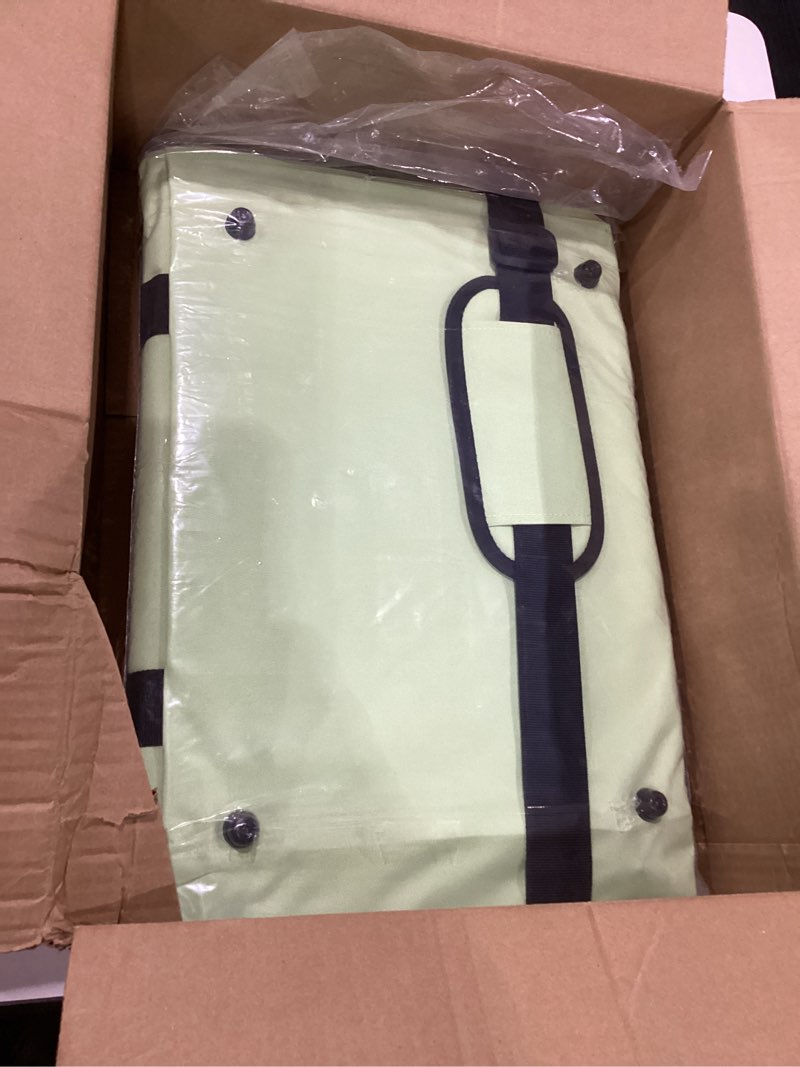 Condition photo showing As Is for Henkelion Large Cat Carriers Dog Carrier Pet Carrier for Large Cats Dogs Puppies up to 25Lbs, Big Dog Carrier Soft Sided, Collapsible Travel Puppy Carrier - Large - Green 20.0"L x 13.0"W x 13.0"H Green
