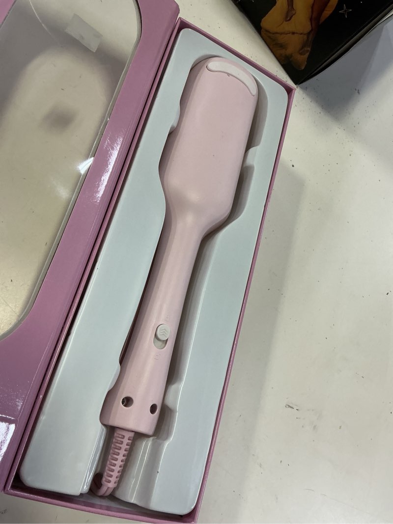 Condition photo showing Good Condition for kenzzi wave styler 2-barrel hair waver, 1.25 in, 6 heat settings, pink