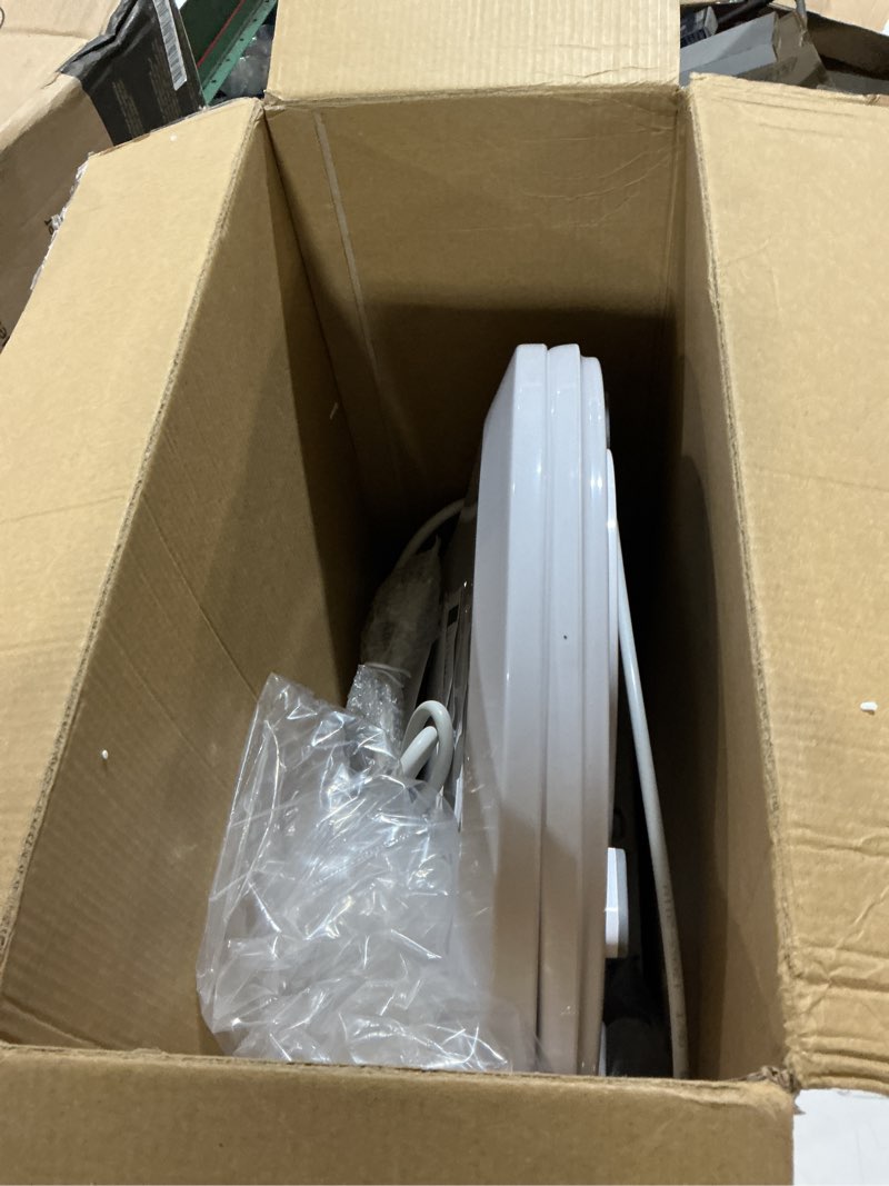 Condition photo showing Good Condition for combier bidet toilet seat with heated warm water & nozzle wash, auto-dry, quiet close lid, wireless remote - electric bidet seat 102s-b(elongated) oval