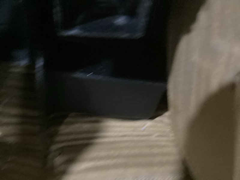 Condition photo showing Good Condition for 12ft stair railings indoor, black iron railings for stairs, industrial handrail wall mounted, hand railing for stairs indoor 500lbs load capacity, sturdy stair railing for loft porch deck, 4 sections square 12 feet