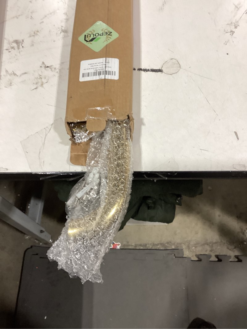 Gold Shower Grab Bar w/Anti-Slip Knurled Grip 36 Inch, Zepolu Wall Mounted Stainless Steel Bath Grab