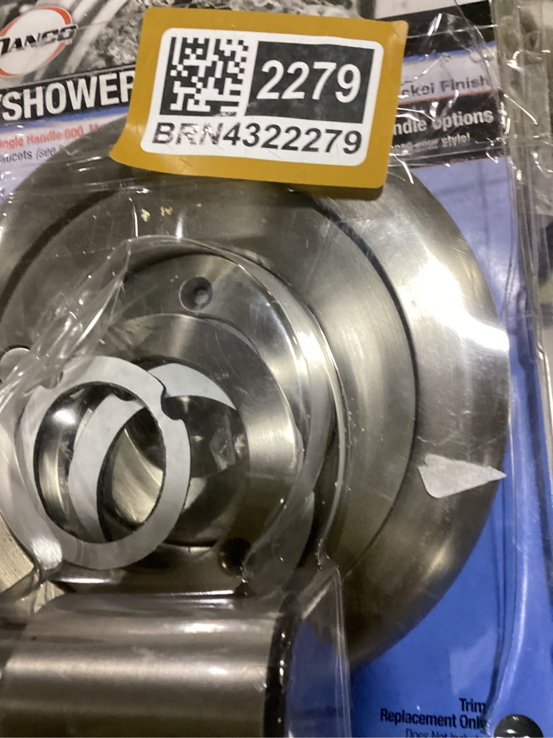 Condition photo showing As Is for danco trim kit acrylic