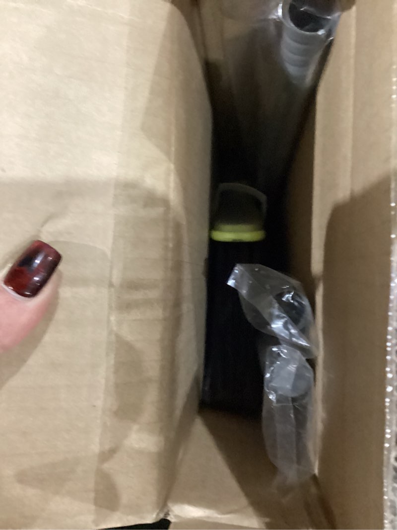 Condition photo showing As Is for Casabella Wayclean Wide Angle Broom with Densely Packed Bristles, Gray Cleaning Set Gray