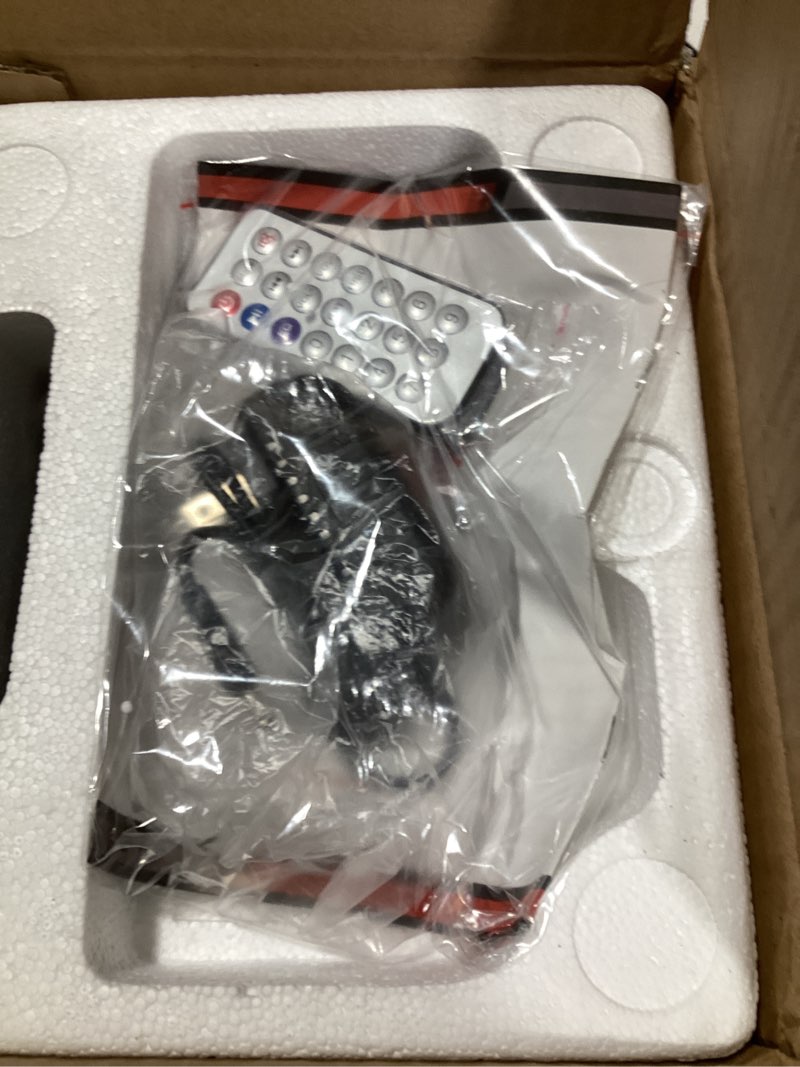 Condition photo showing New/Like New for Pyle 240W Rechargeable Outdoor Bluetooth Speaker Portable PA System w/ 6.5” Subwoofer 1” Tweeter, Microphone In, Party Lights, MP3/USB, Radio, Remote - Pyle PPHP634B