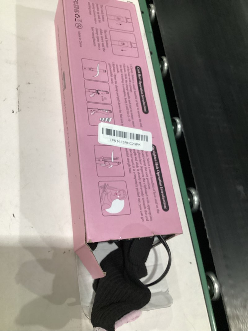 Condition photo showing Good Condition for 2-in-1 hair straightener and curler | dual voltage flat iron for travel | 3 heat settings 320°f-410°f | ceramic coating | auto shut-off | portable mini styler for all hair types