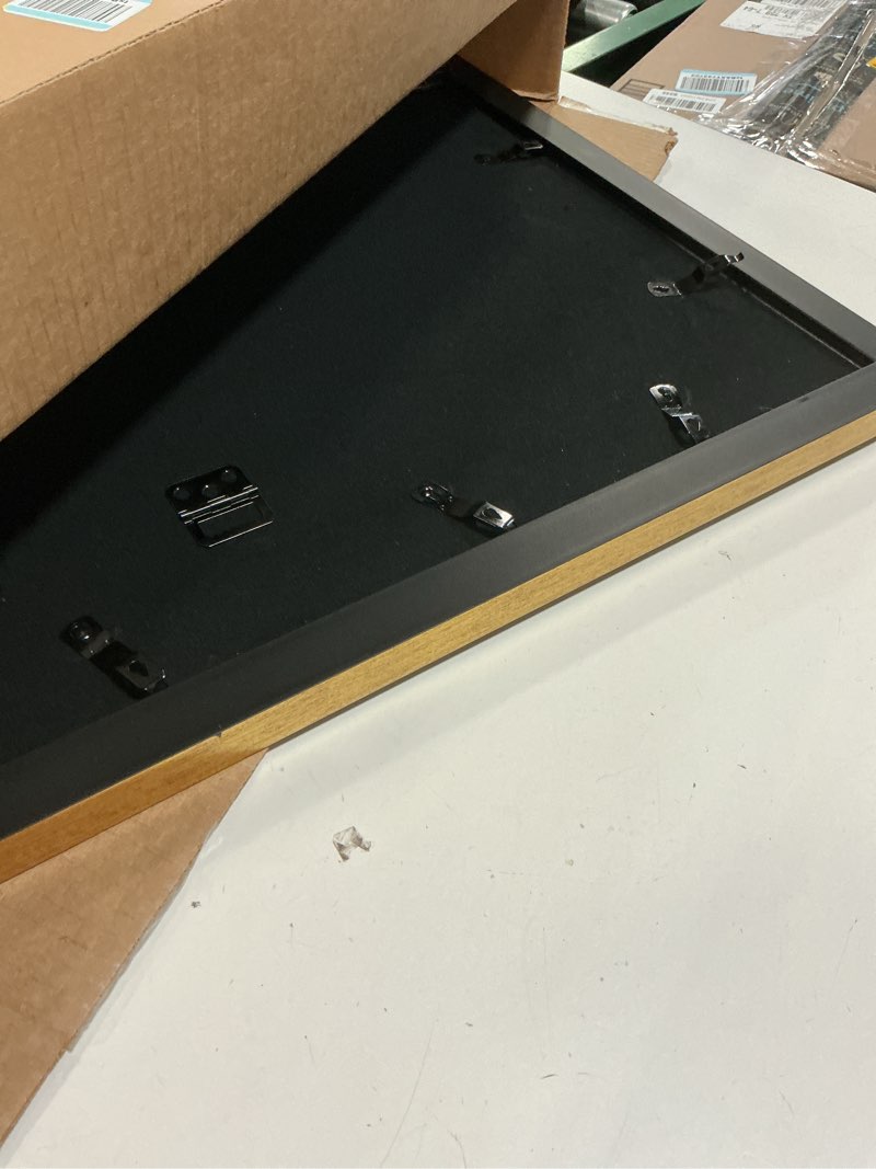 Condition photo showing Good Condition for suede 14x24 frame - single frame, christmas christmas elegant green 14 x 24 poster frame, 14x24 picture frame for artwork puzzles photos and movie posters green 14" x 24"