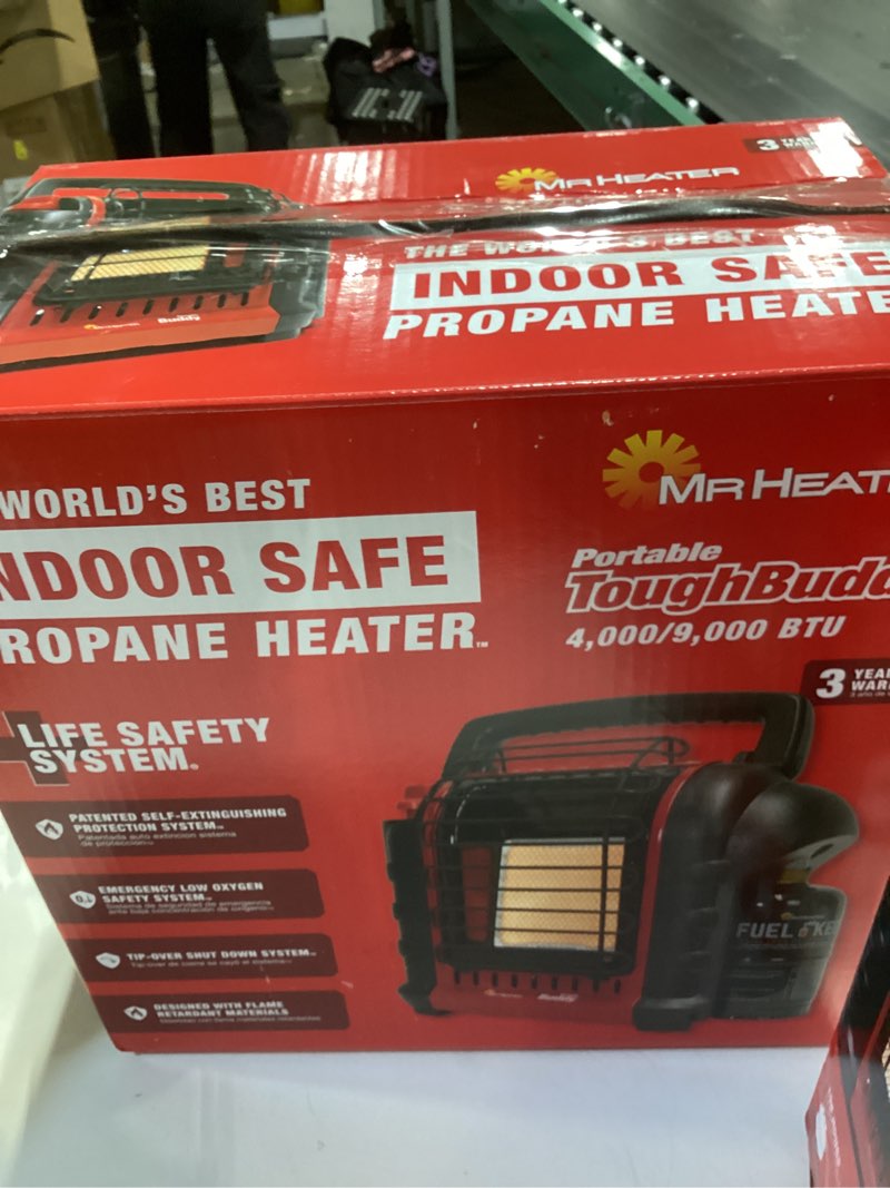 Condition photo showing As Is for Mr. Heater Tough Buddy 9000-BTU Indoor/Outdoor Portable Radiant