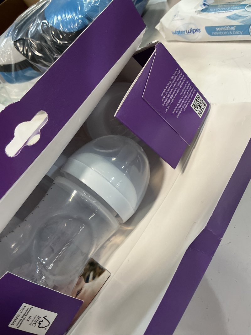 Condition photo showing Good Condition for philips avent natural baby bottle with natural response nipple, clear, 9oz, 4pk, scy903/04