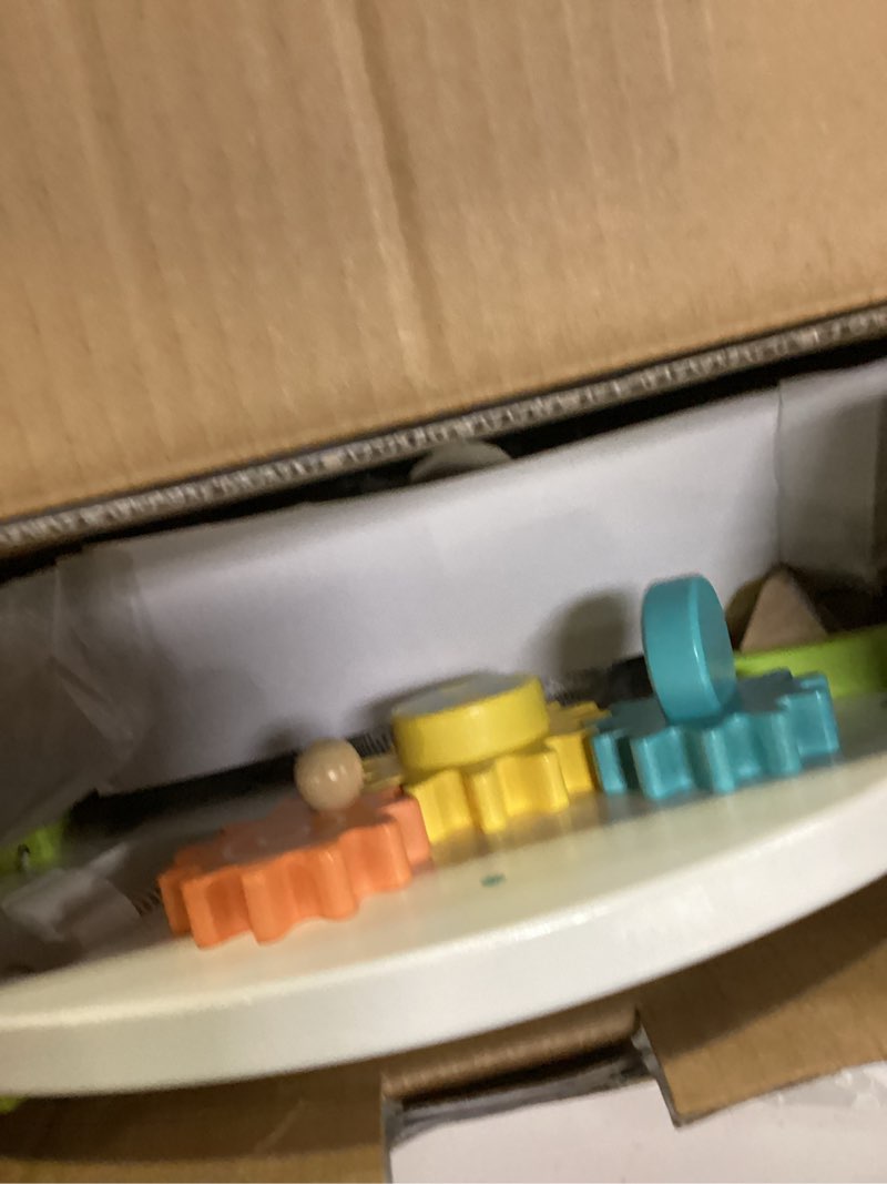 Condition photo showing Good Condition for Giant bean® Wooden Activity Table for 1 Year Old, 11-in-1 Montessori Learning Table with Bead Maze, Shape Sorter, Fishing Game & More – Sensory Development Toy for Toddlers, Ideal 1st Birthday Gift