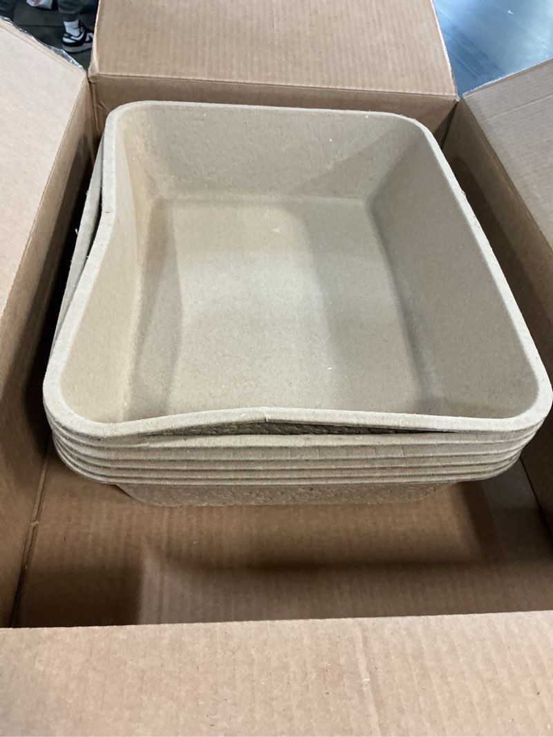 Condition photo showing Good Condition for Amazon Basics Disposable Cat Litter Box, Multi-Use Travel & Home Box, 6-Pack, Large 14.4"x18.1"