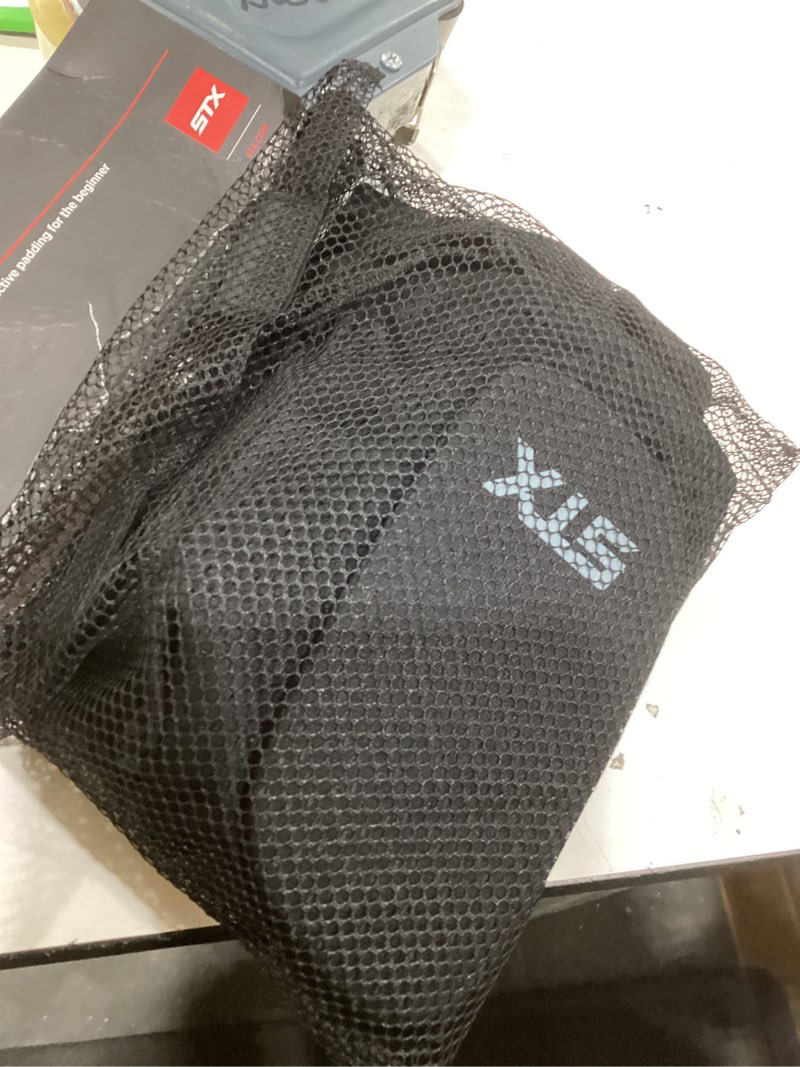 STX mens Youth Padded Lacrosse Goalie Pant, Medium/Large , Black