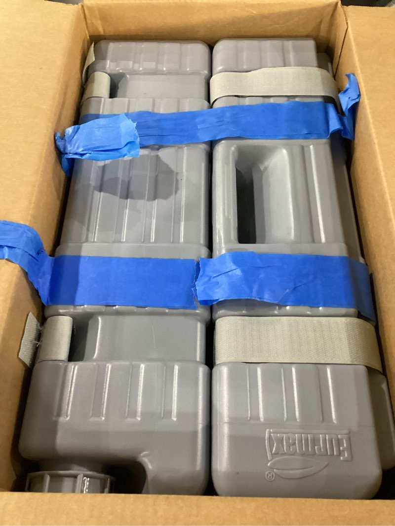 Condition photo showing New/Like New for Eurmax USA Universal Upgraded Water Weight Heavy Duty Feet Leg Weights Bag Canopy Weights for Gazebo Shelter,Pop up Canopies Instant Tents(4 Pcs Weights) Portable Freestanding Shelter