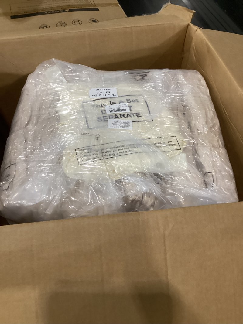 Condition photo showing New/Like New for buryeah 36 pack oeko-tex certified wedding flannel throw blanket bulk 50 x 60 inch soft fleece lap blanket with thank you cards ribbon for guests sleepover spa slumber gifts (beige) beige 36
