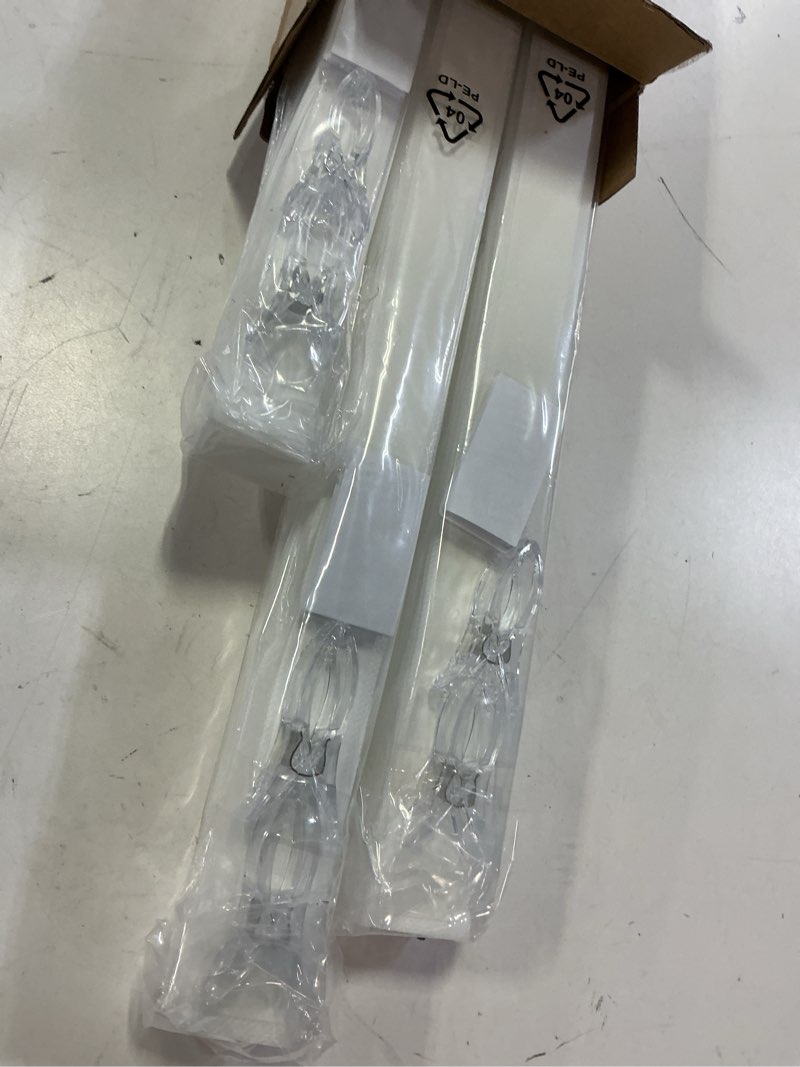 Condition photo showing Good Condition for 6 pack temporary paper blinds for indoor windows no drill, 24" w x 59" h light filtering adhesive pleated shades for windows cordless with 12 clips, room darking shades for bedroom, white white 24"w x 59"h - 6 pack