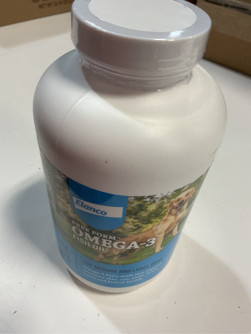 Condition photo showing New/Like New for Bayer Free Form Snip Tips Omega-3 250 Count Gel Capsules